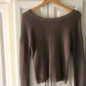 Comfy brown sweater